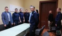 Powitanie nowego Komendanta Komisariatu Policji w Paczkowie