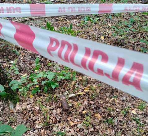 zdjęcie: odnalezione niewybuchy