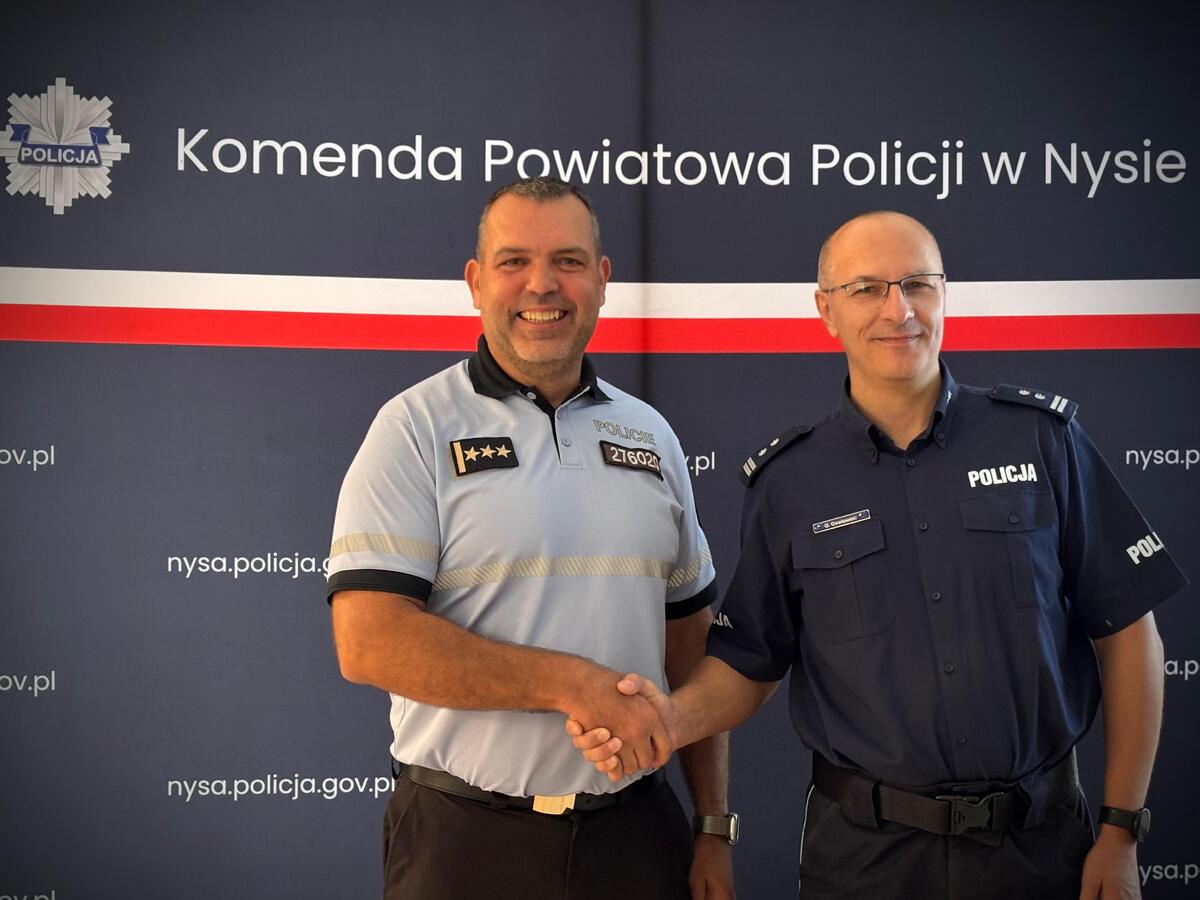 policjanci z Polski oraz Czech