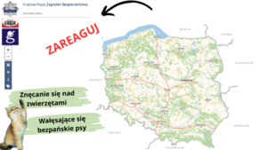 grafika z krajową mapą zagrożeń