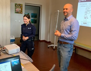 kolorowa grafika - spotkanie z seniorami