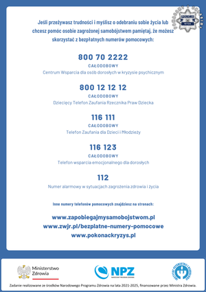 informacje dotyczące pomocy