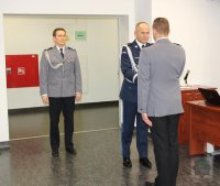 Złożenie meldunku Komendantowi Wojewódzkiemu Policji w Opolu
