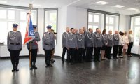Uroczysta zbiórka wprowadzenia Komendanta Powiatowego Policji w Nysie